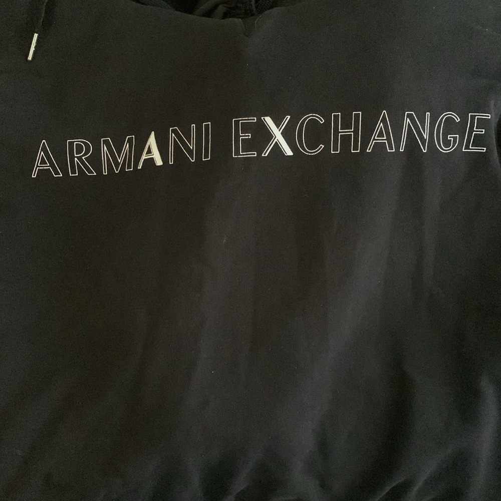 Armani Exchange pull over hoodie size medium